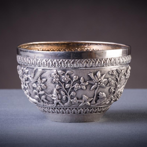 A 19th Century Indian silver bowl