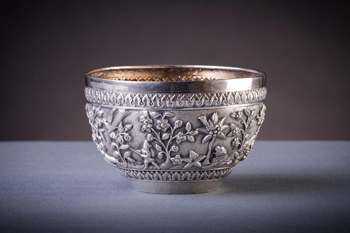 A 19th Century Indian silver bowl